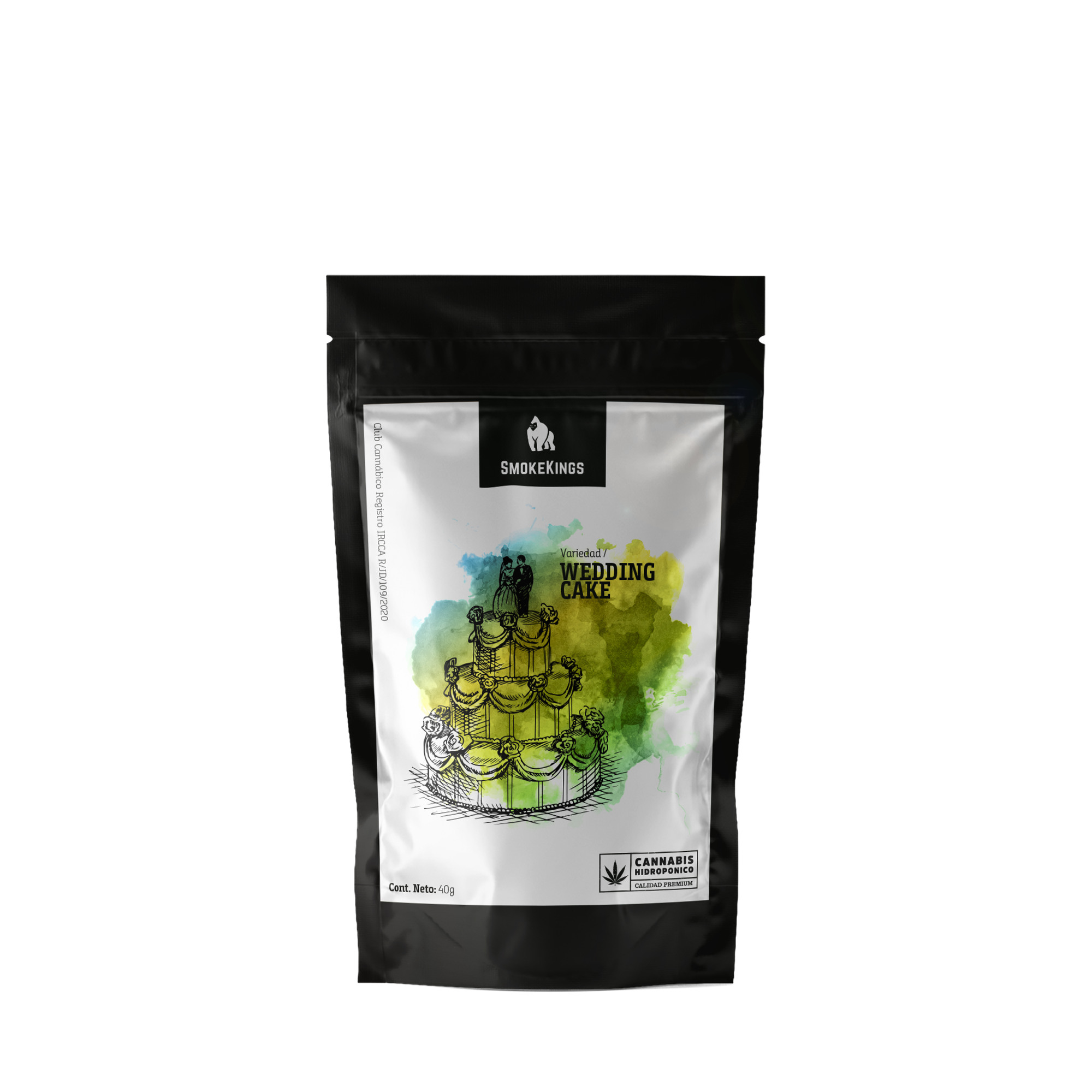 Mockup de packaging Wedding SmokeKings